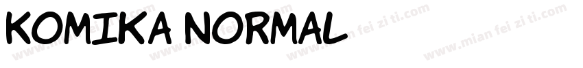 Komika Normal字体转换